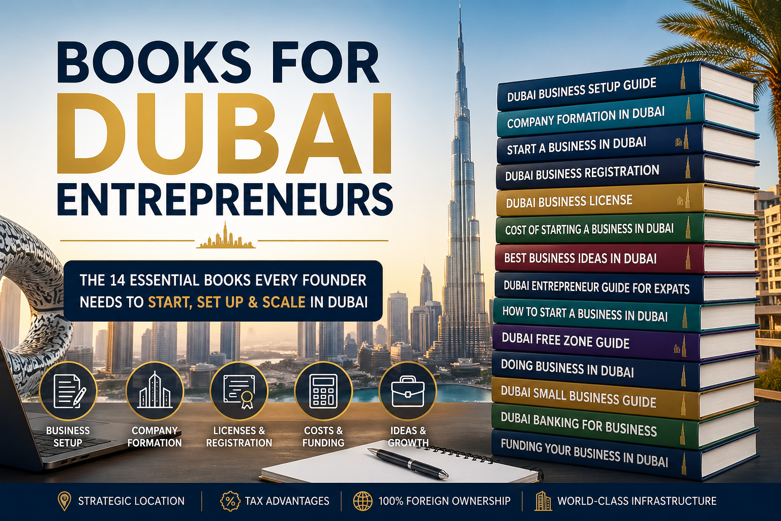 Books for Dubai Entrepreneurs - The Definitive 2026 Guide to Dubai Business Setup, Company Formation, Licensing, Banking, and Entrepreneurial Success